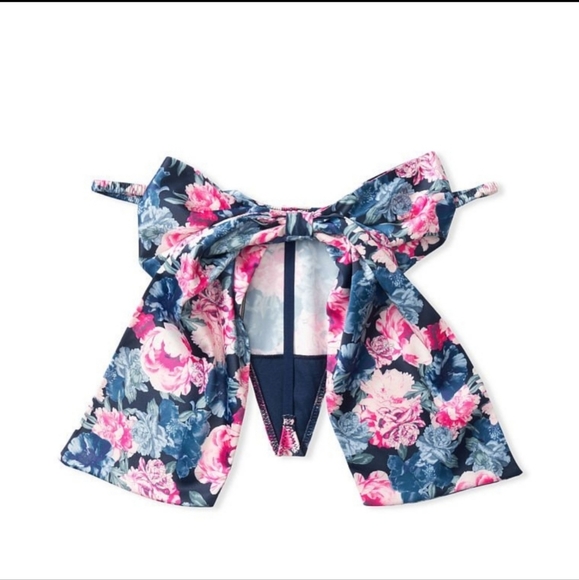Victoria's Secret Other - Victoria's Secret Satin Bow V String Panty Dream Angel's Collection